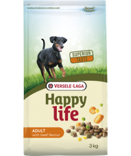 Adult with Beef Flavor for Lively Adult Dogs - 15 Kg